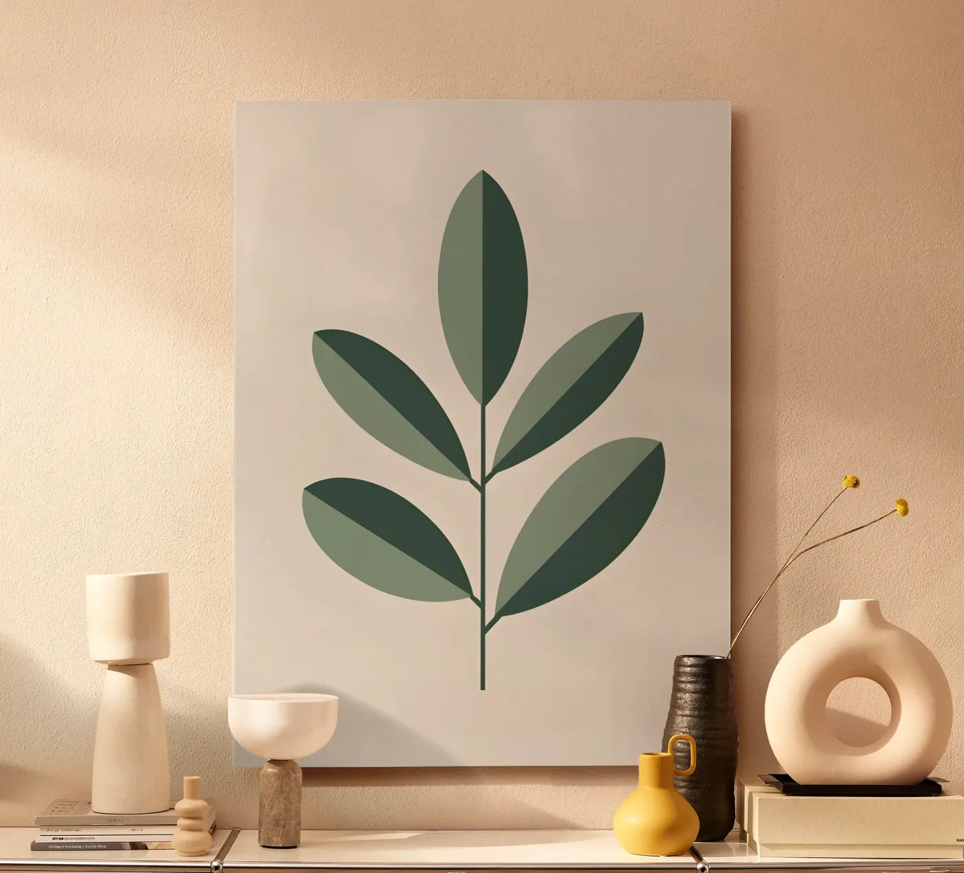 leaf vibrant alluminio dibond da botanical shop