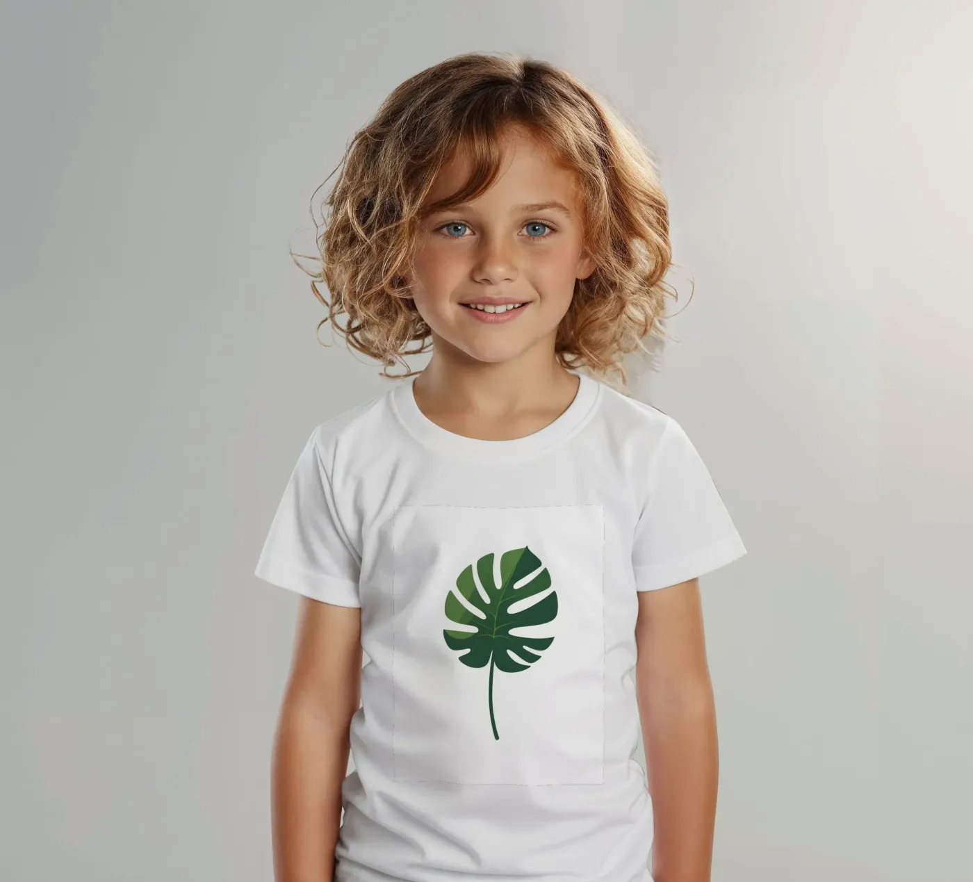foglia vettoriale t-shirt bambini da botanical shop