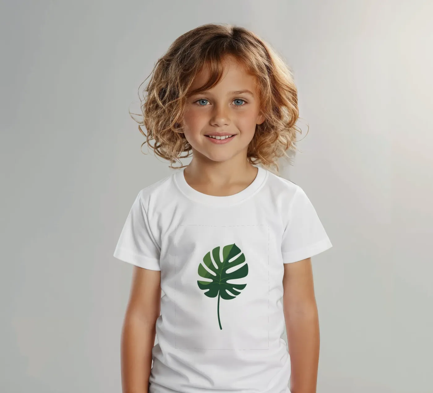 foglia vettoriale t-shirt bambini da botanical shop