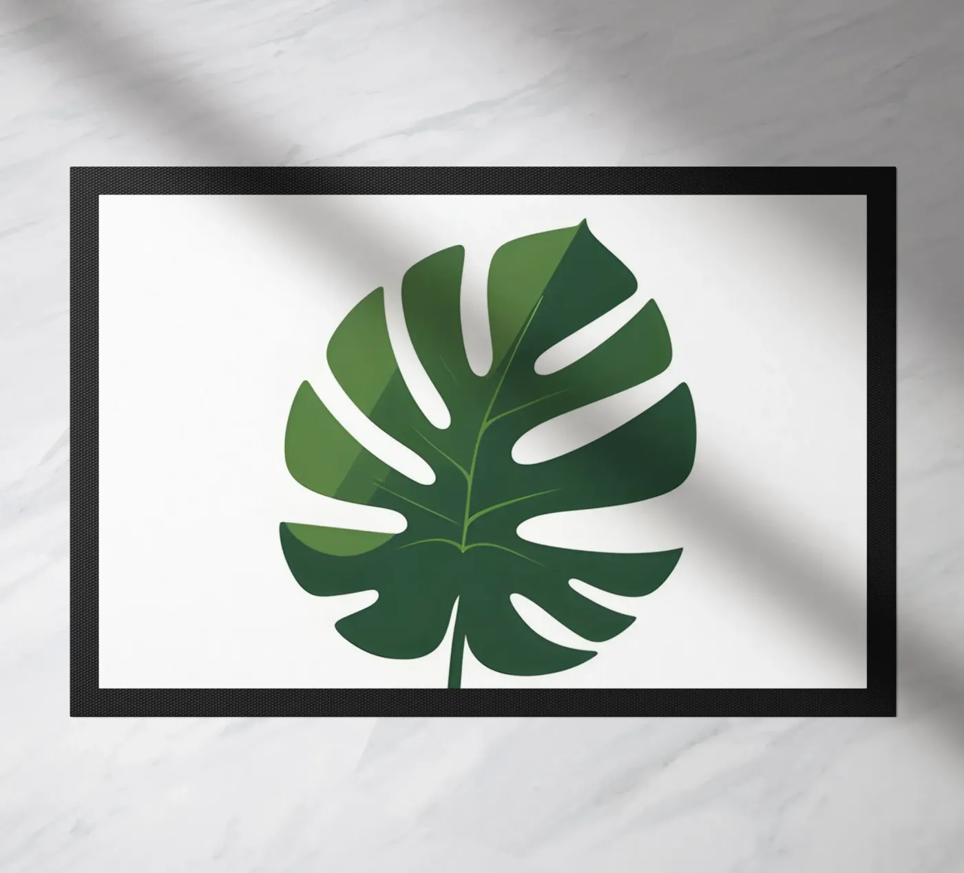 vector leaf doormat by botanical shop