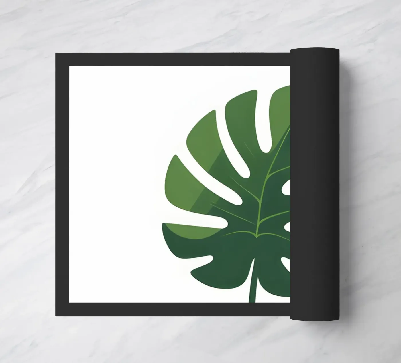 vector leaf doormat by botanical shop