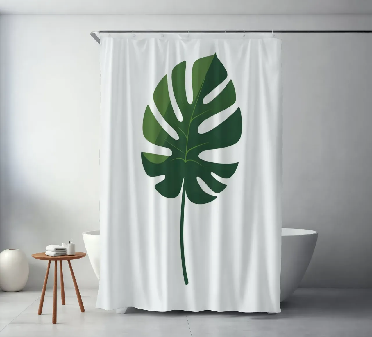 vector leaf Duschvorhang von botanical shop