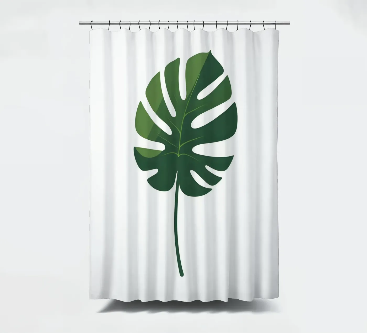 feuille vectorielle rideau de douche de botanical shop