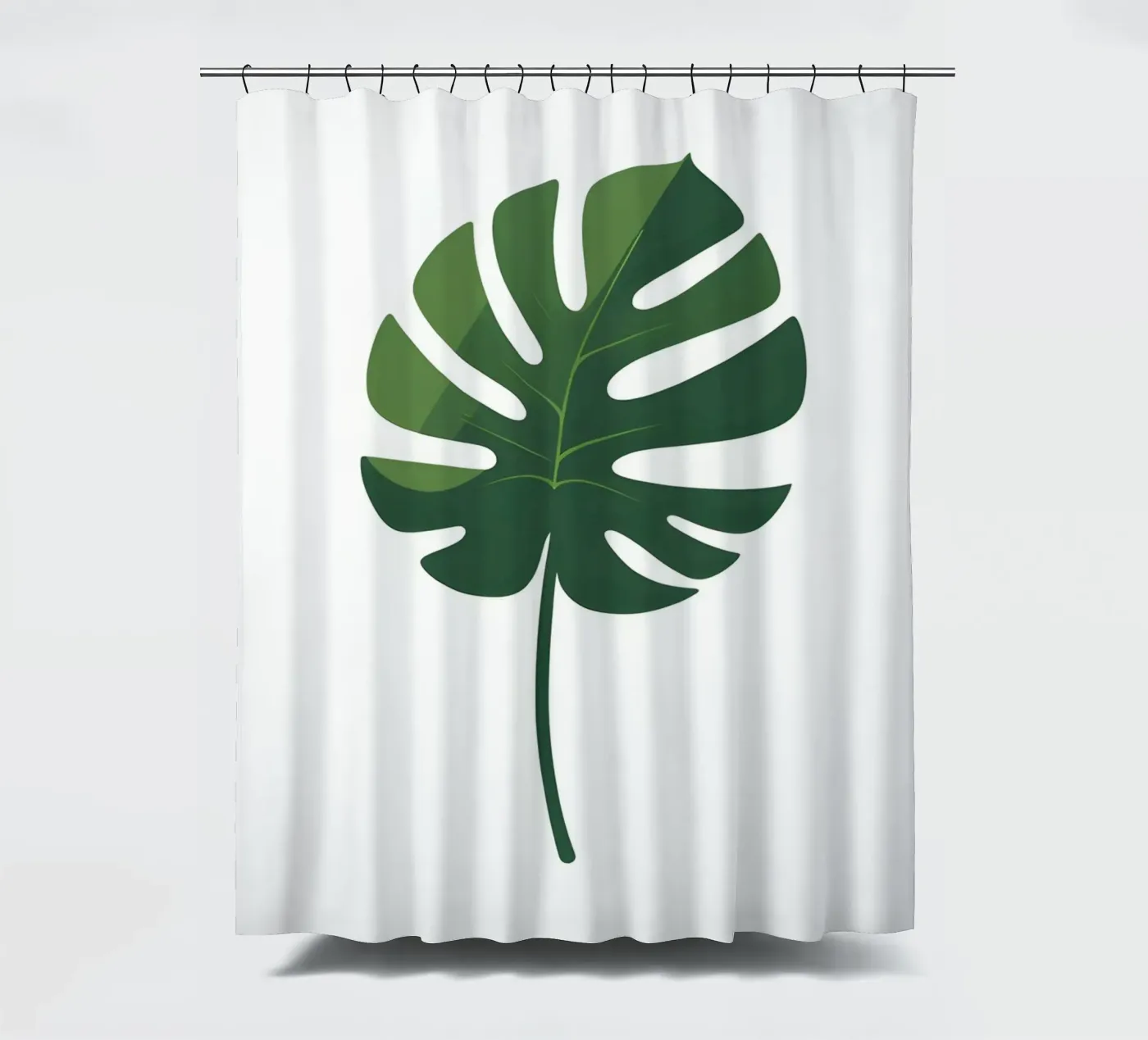 feuille vectorielle rideau de douche de botanical shop