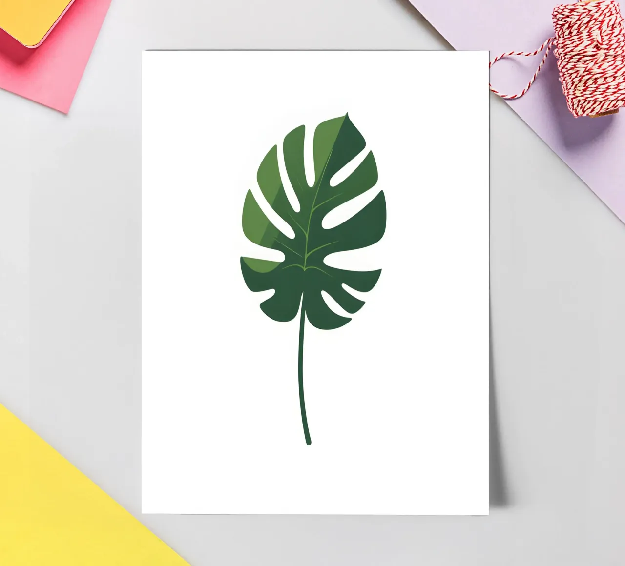 vector leaf sticker sheet by botanical shop