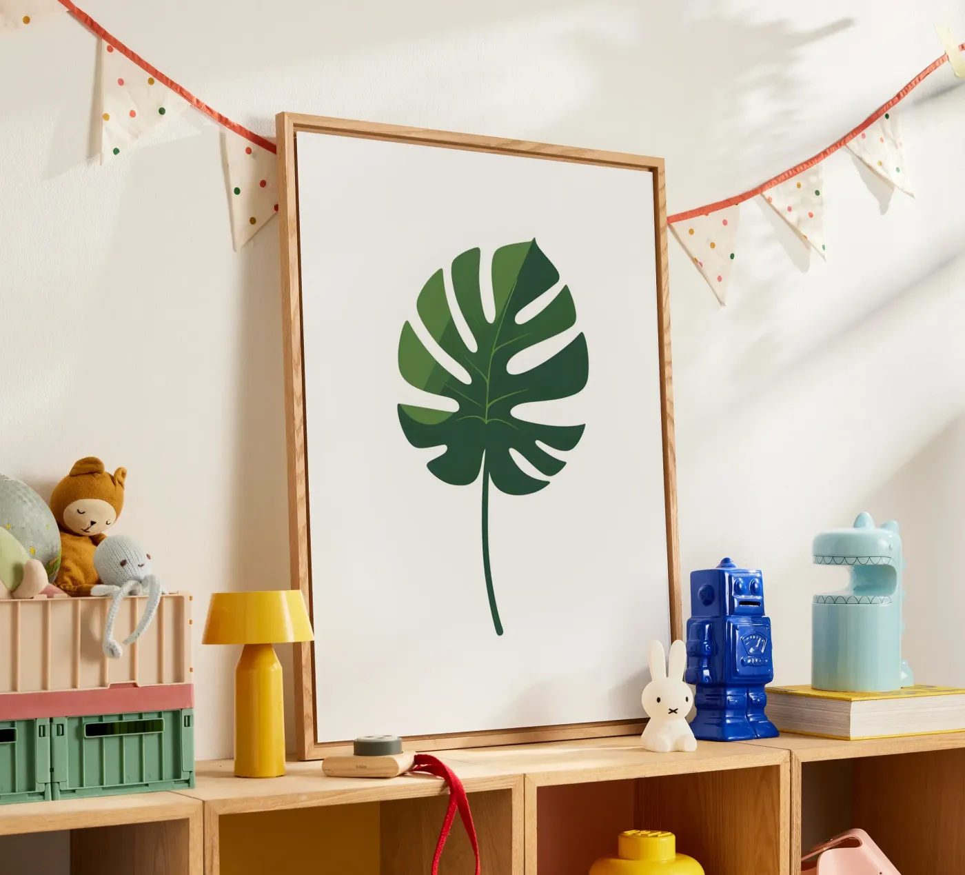 vector leaf acrylic glass by botanical shop