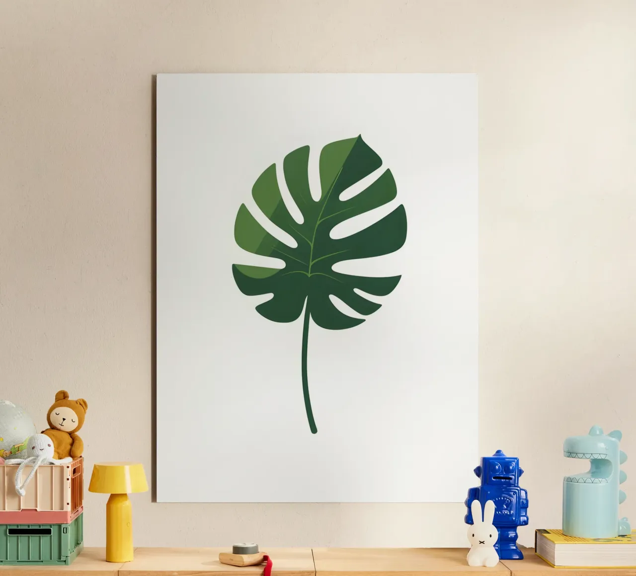 foglia vettoriale alluminio dibond da botanical shop