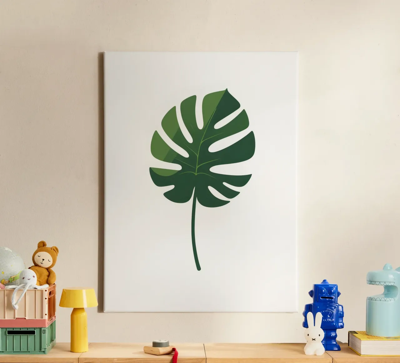 vector leaf canvas by botanical shop