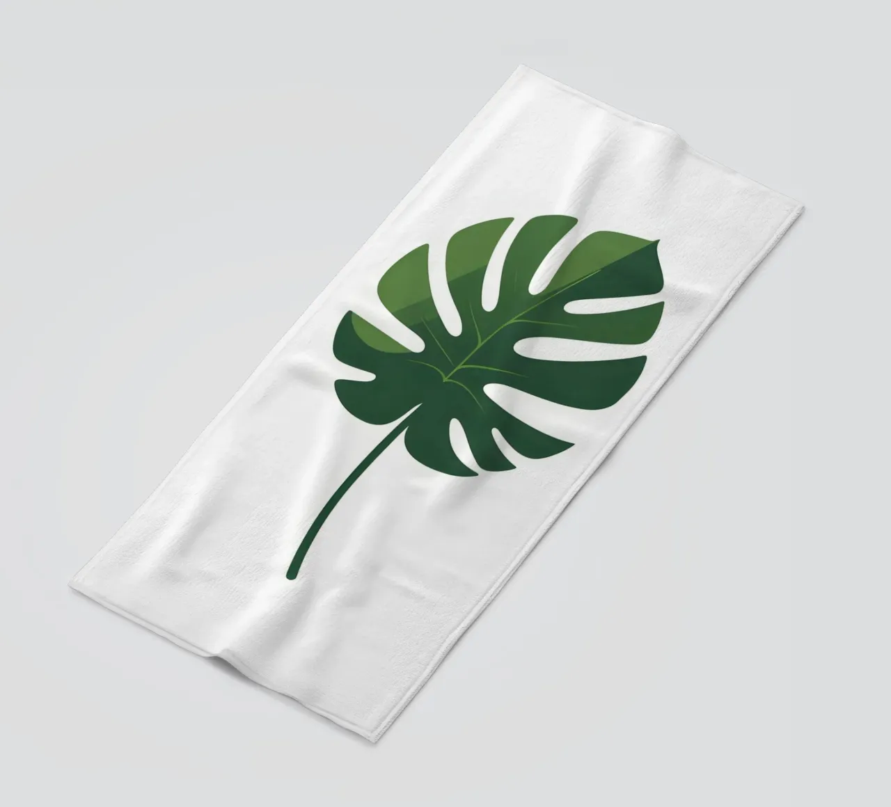 vector leaf beach towel by botanical shop