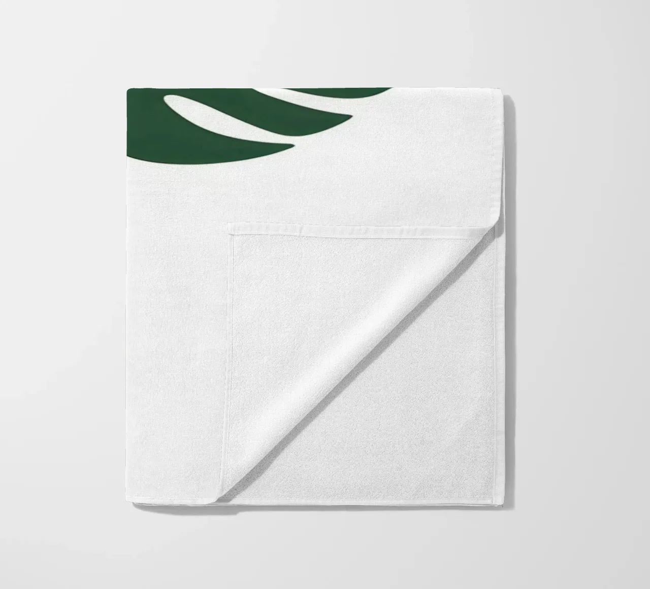 vector leaf beach towel by botanical shop