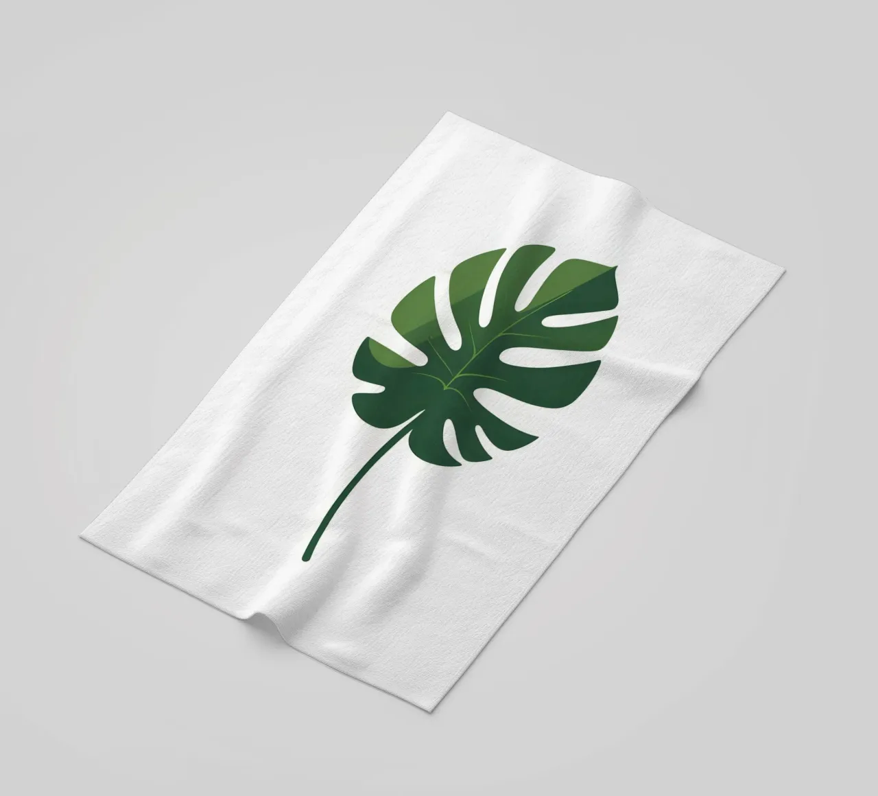 vector leaf beach towel by botanical shop