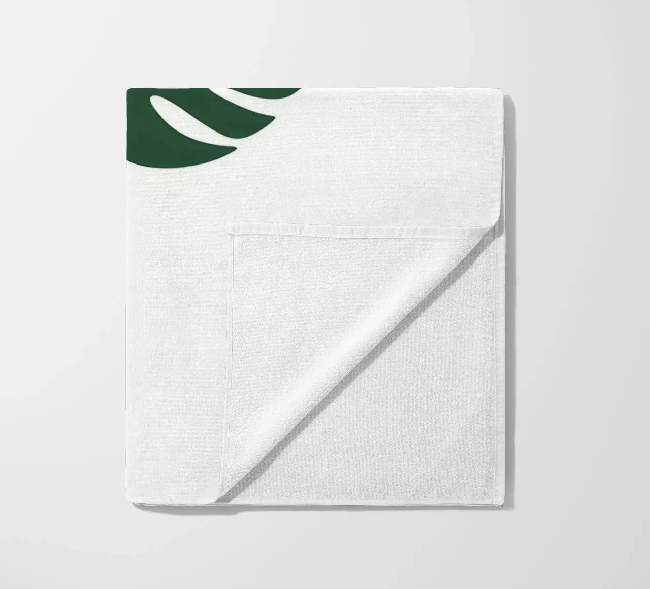 vector leaf beach towel by botanical shop