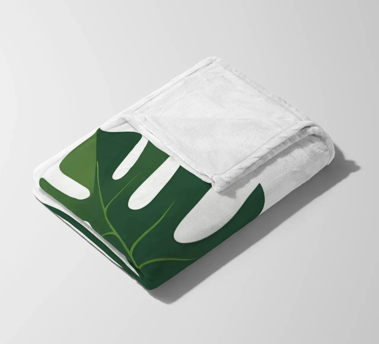 vectorblad fleecedeken van botanical shop