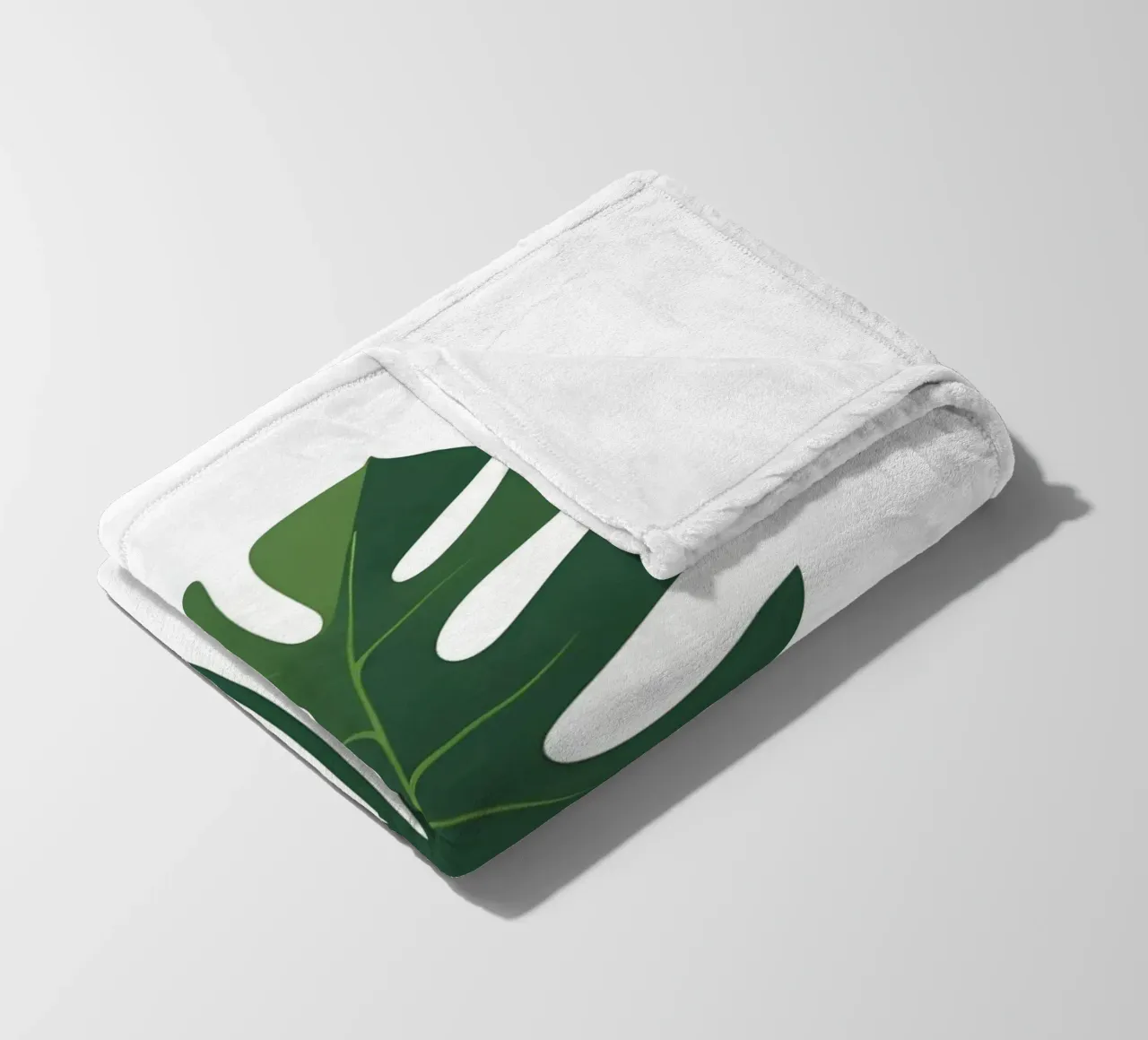 vectorblad fleecedeken van botanical shop