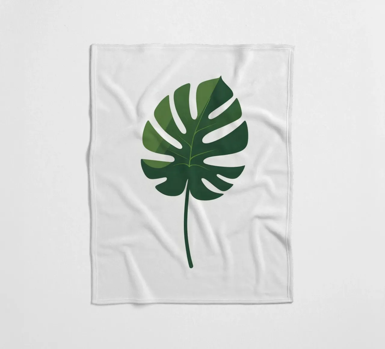 vectorblad fleecedeken van botanical shop