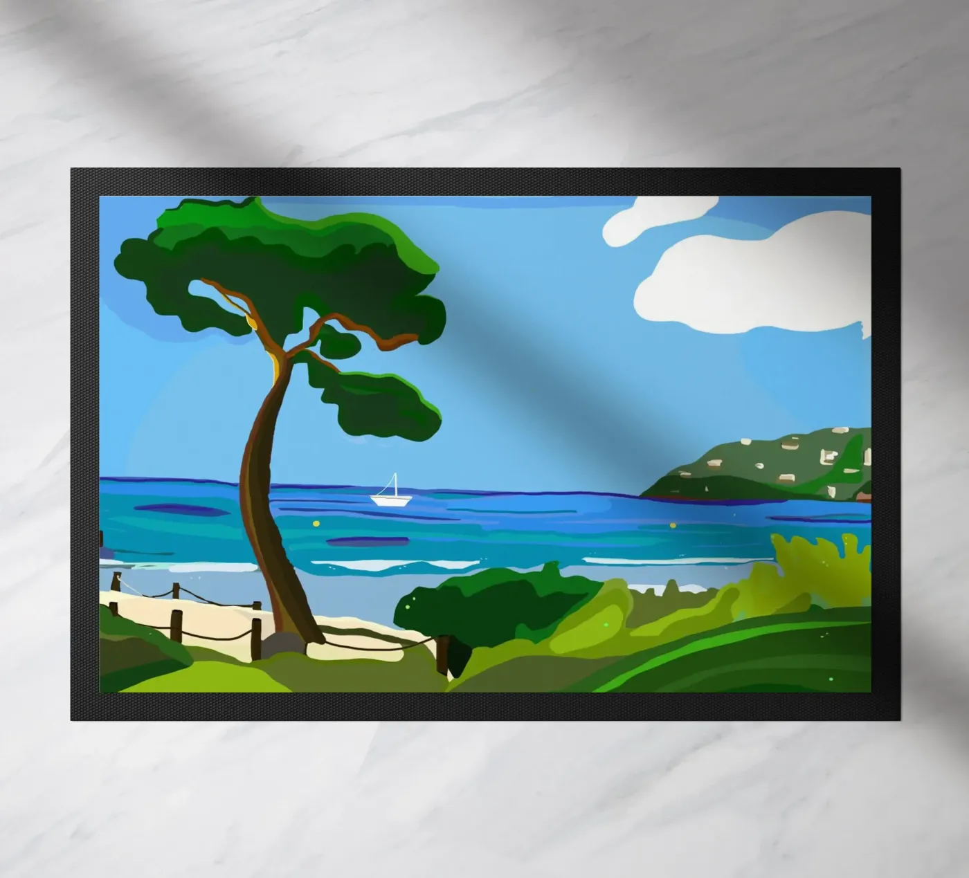 beach deurmat van ALEIDA bold