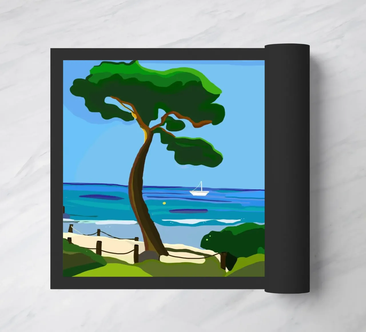 beach doormat by ALEIDA bold