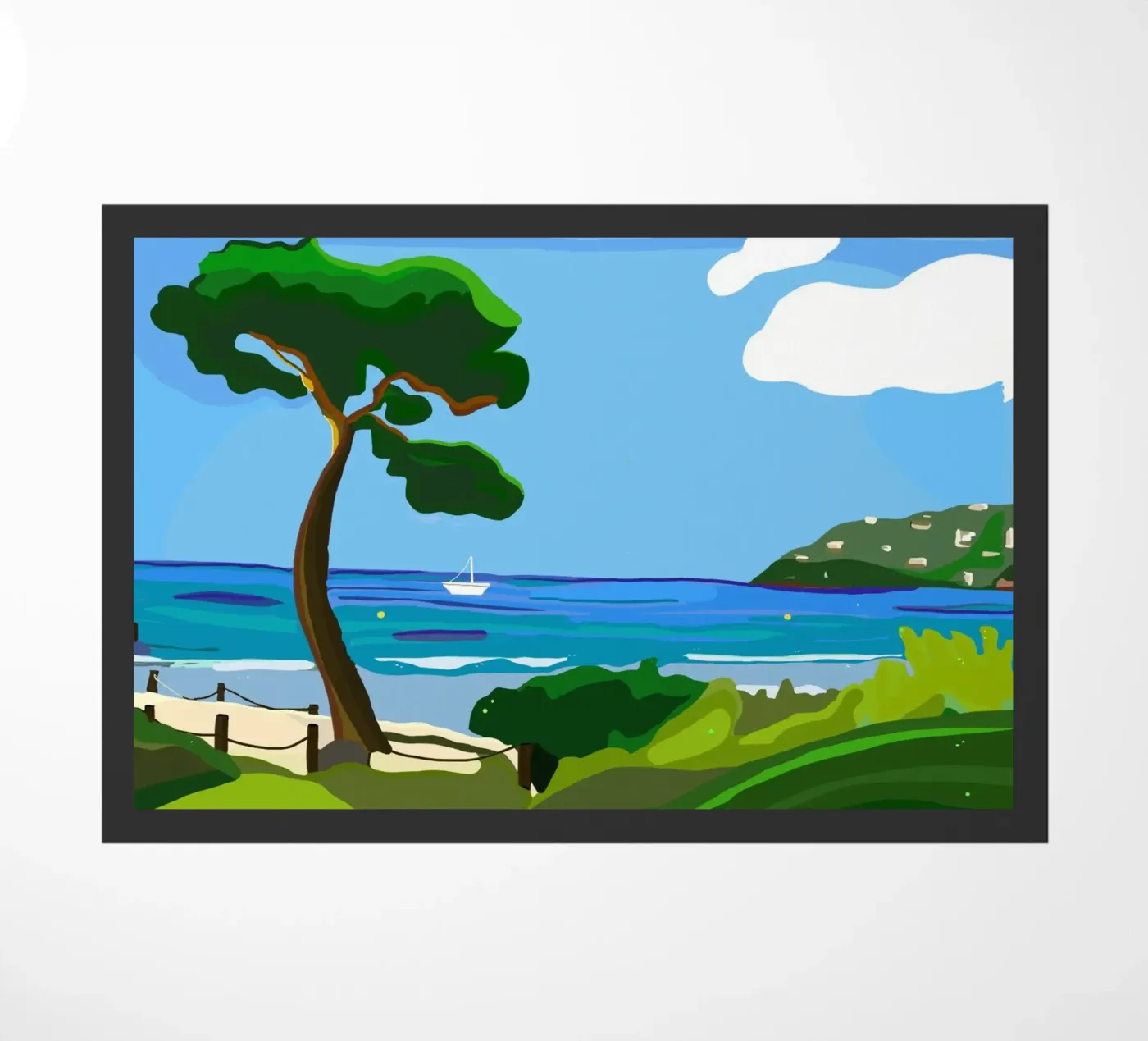 beach deurmat van ALEIDA bold