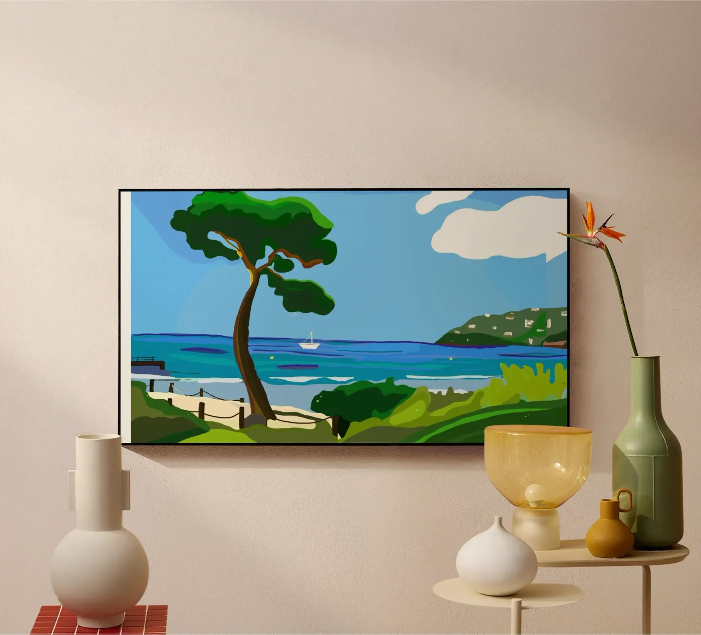 beach Acryl-Glas von ALEIDA bold