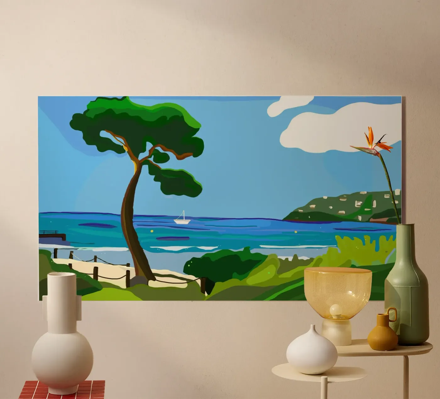 beach Acryl-Glas von ALEIDA bold