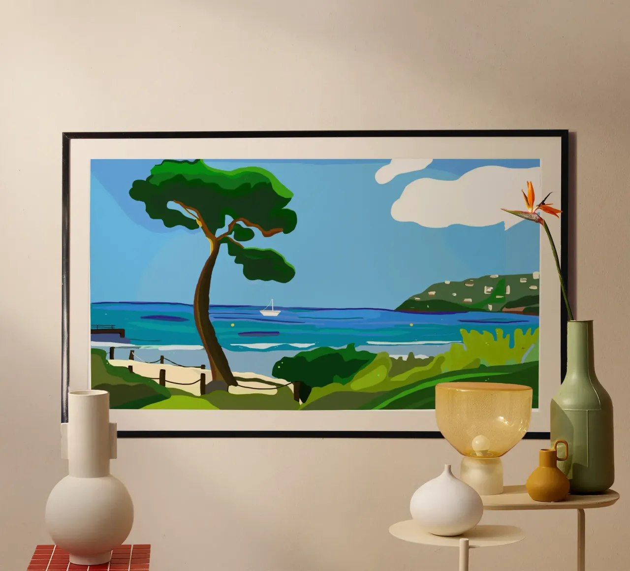 beach poster da ALEIDA bold