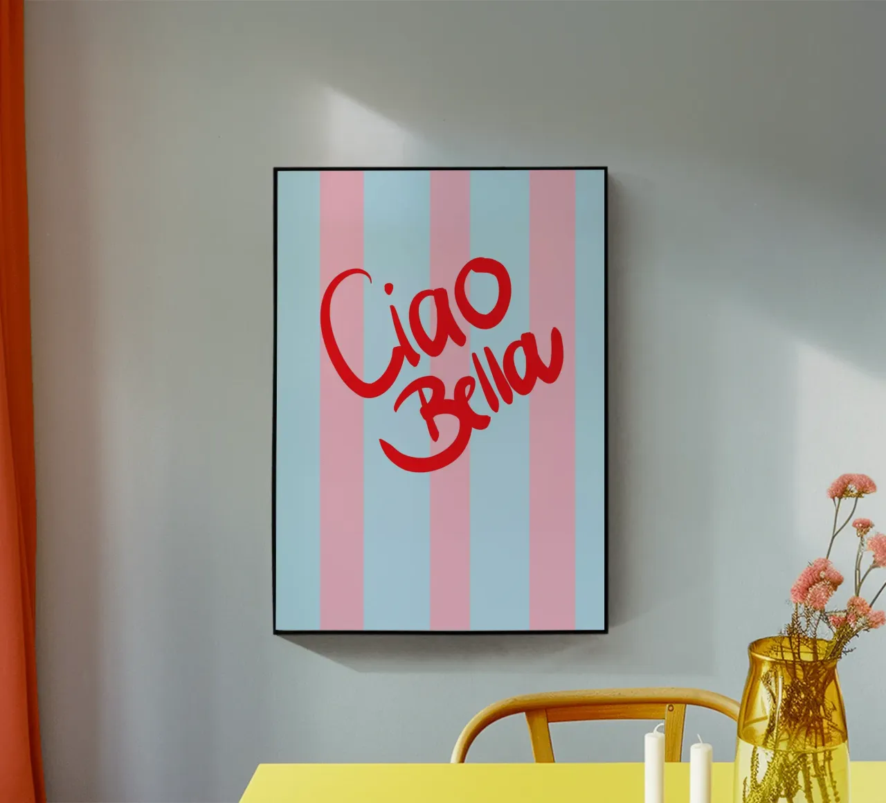 Ciao Bella plexiglass da Hej Ibiza by Ute Arnold