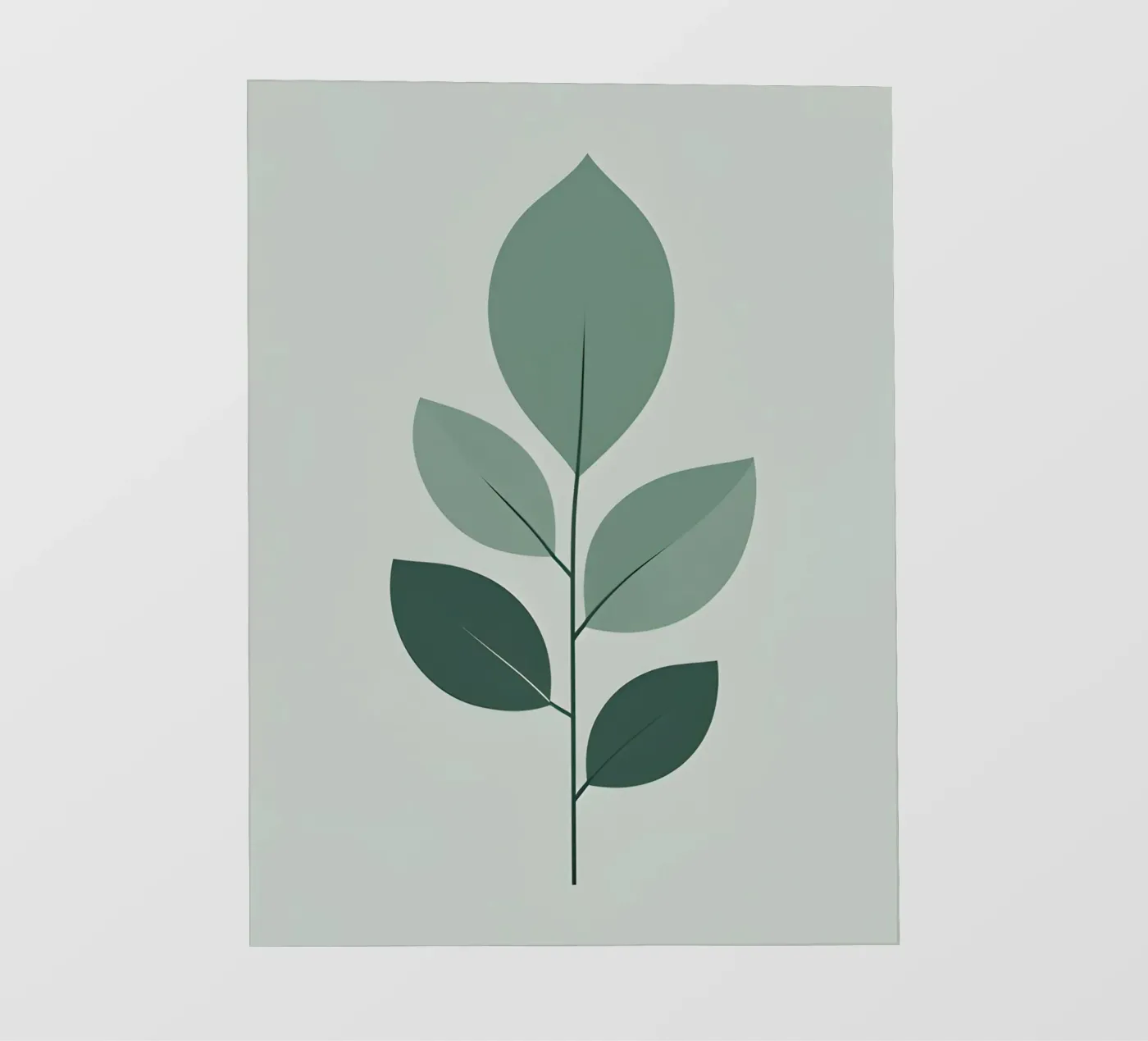 Fünfblatt Fototapete von botanical shop