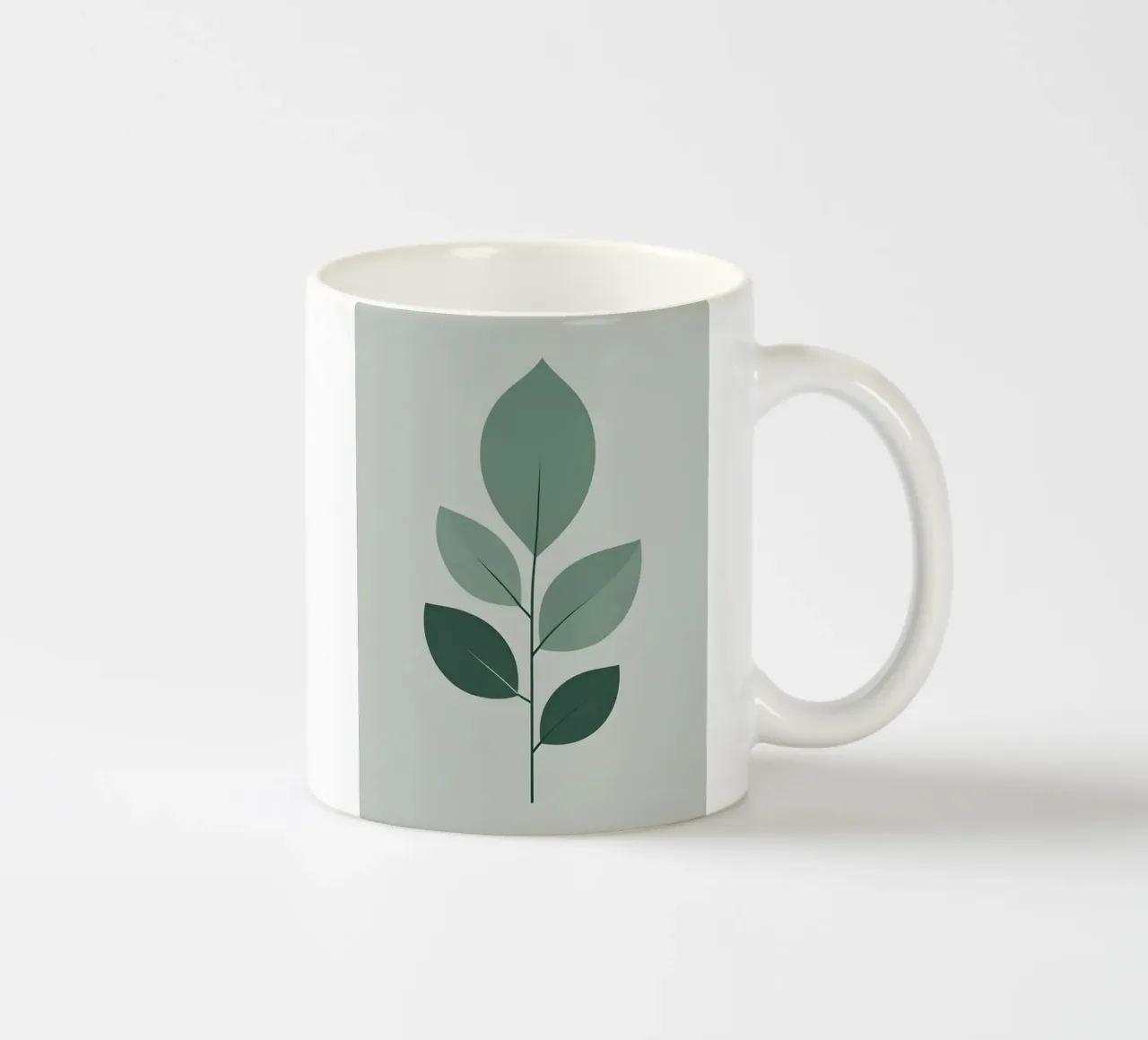 five leaf ceramic mug by botanical shop