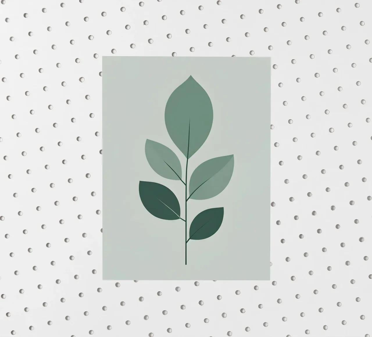 vijfblad sticker van botanical shop