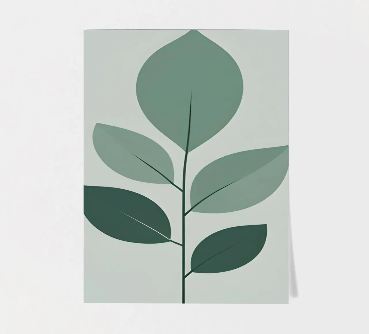 vijfblad stickervel van botanical shop