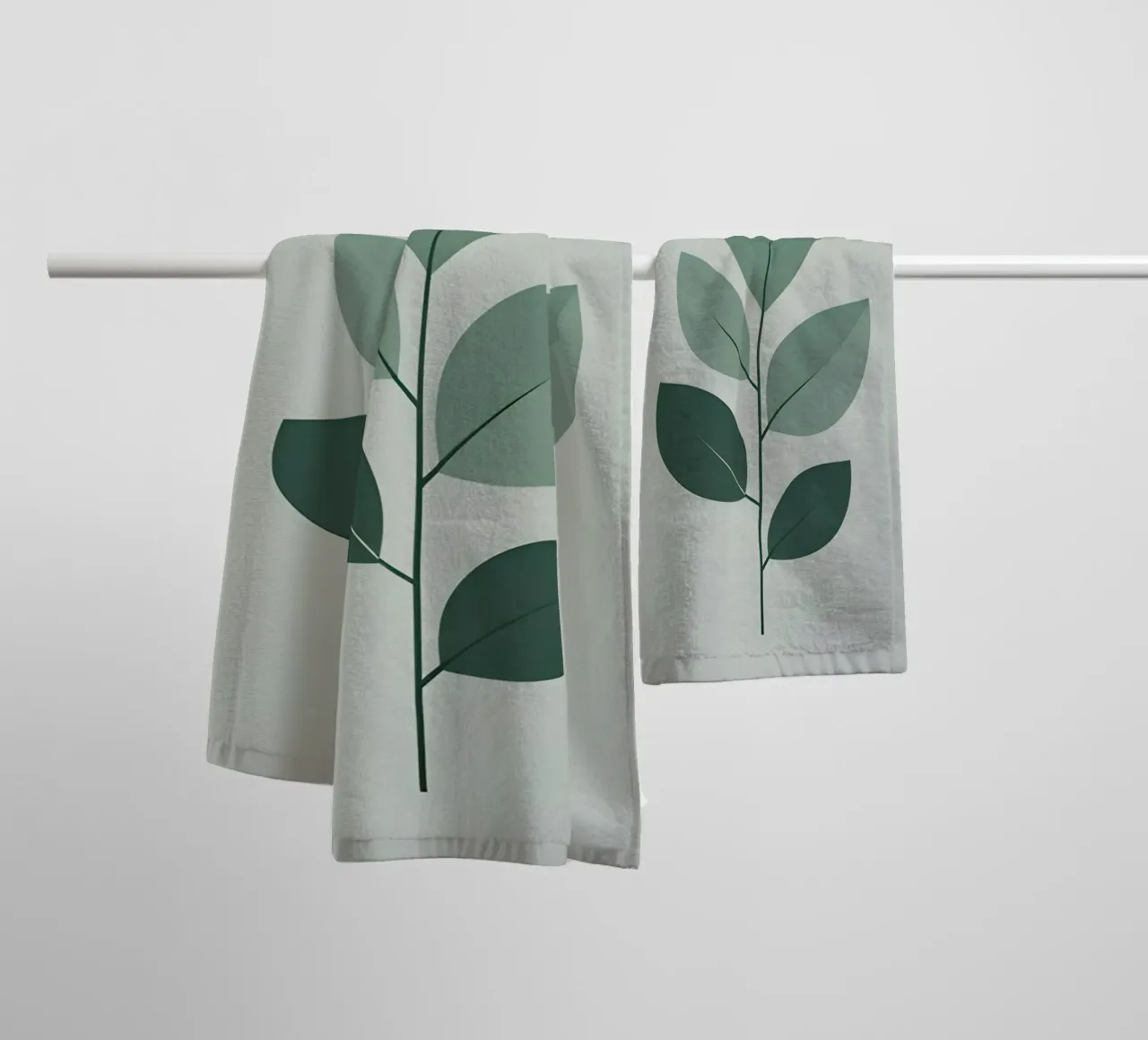 five leaf towel by botanical shop