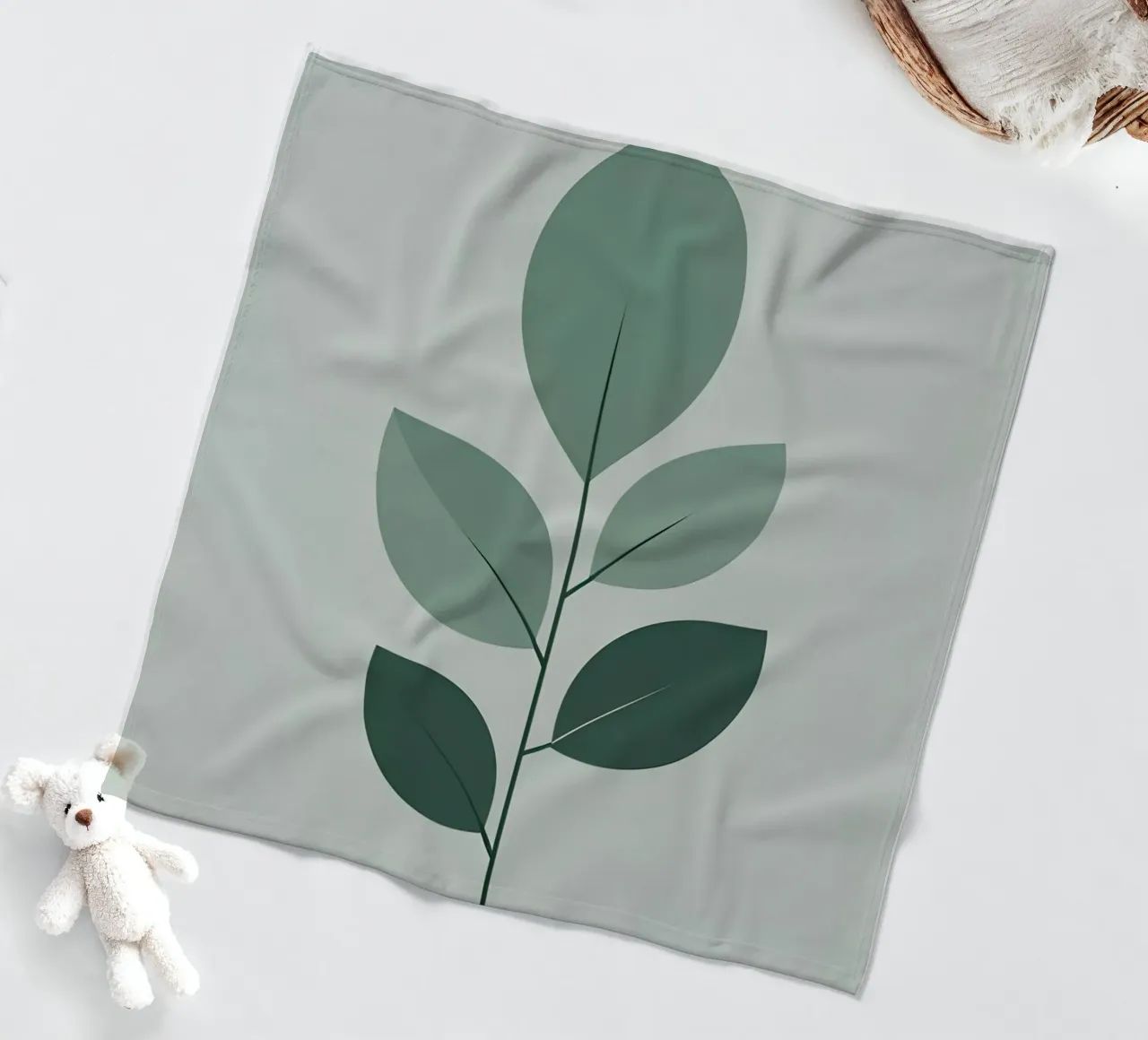 Fünfblatt Fleecedecke von botanical shop