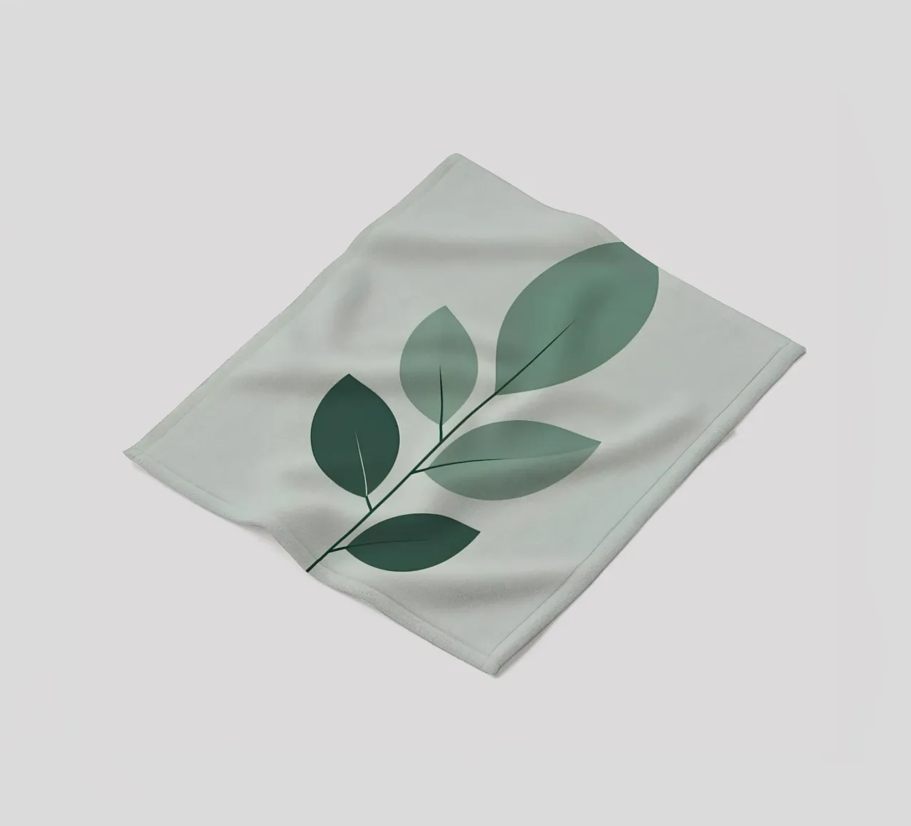 Fünfblatt Fleecedecke von botanical shop