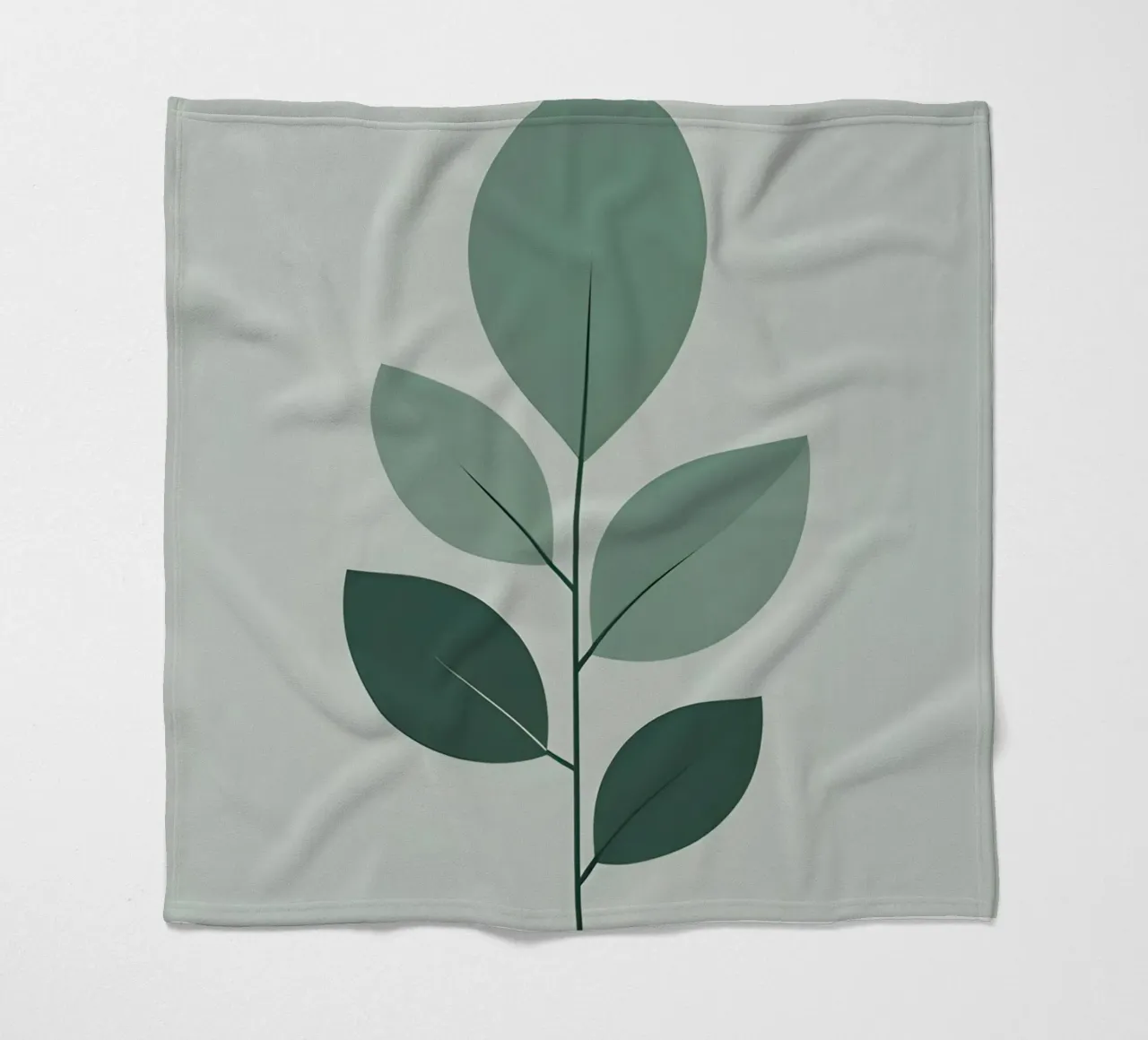 Fünfblatt Fleecedecke von botanical shop