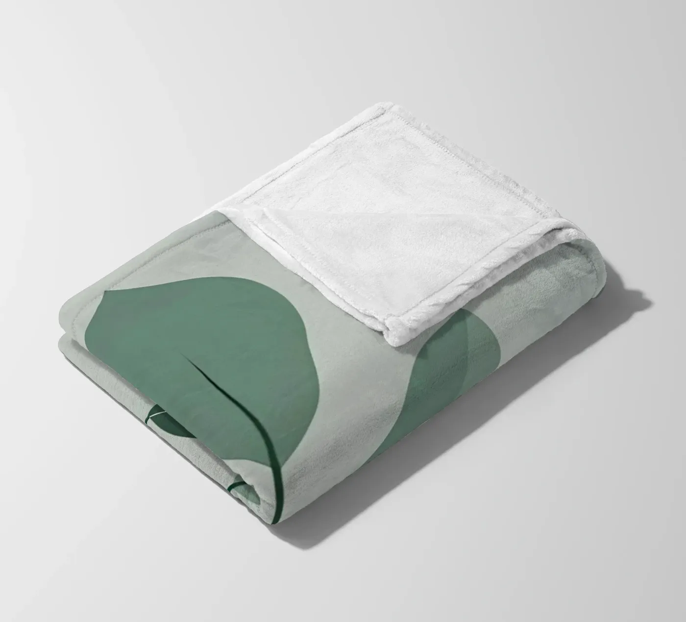 five leaf fleece blanket by botanical shop