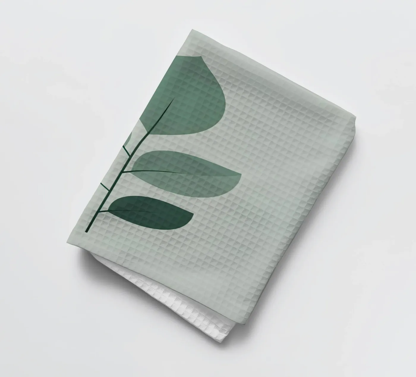 five leaf tea towel by botanical shop