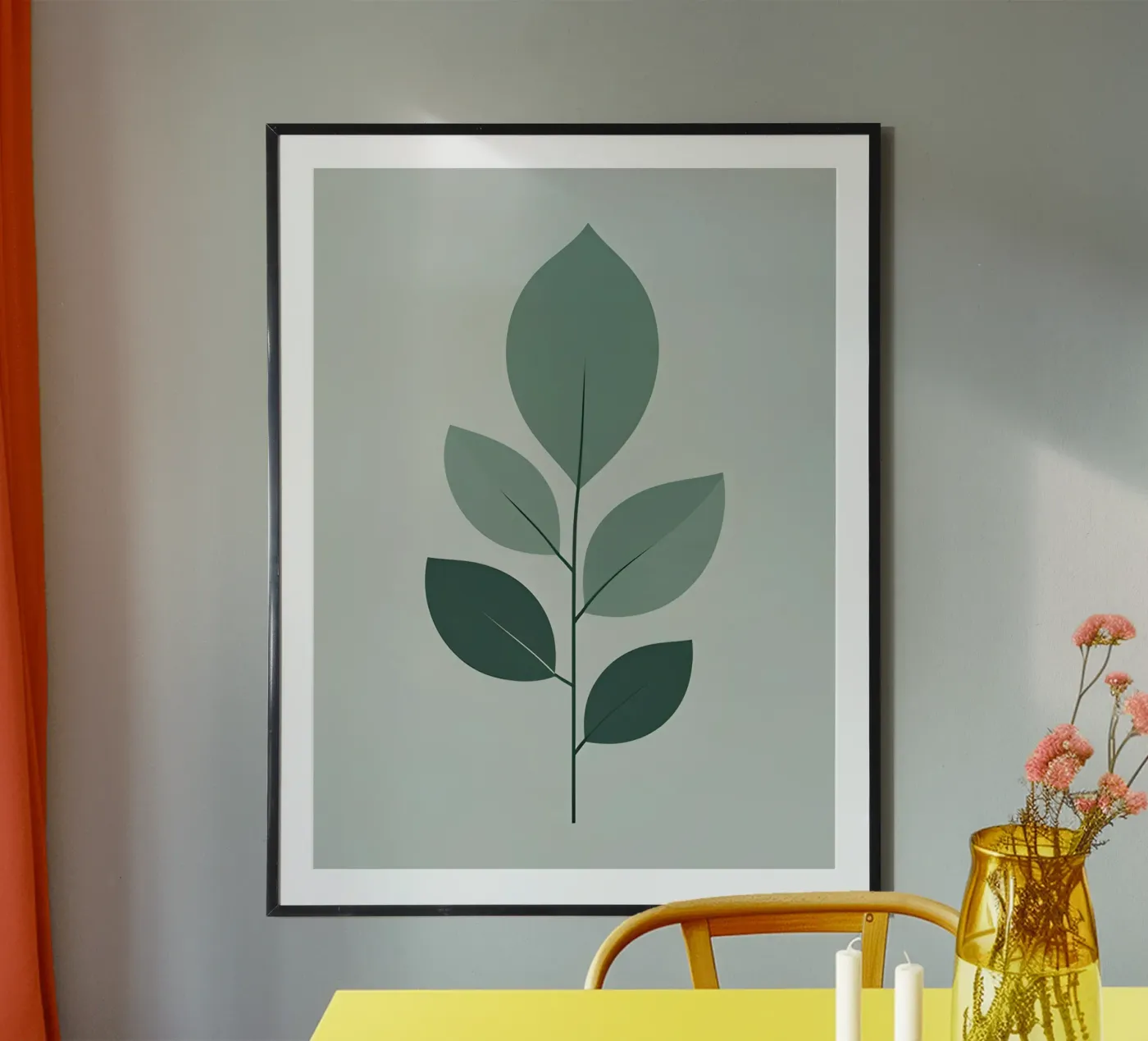 five leaf poster van botanical shop