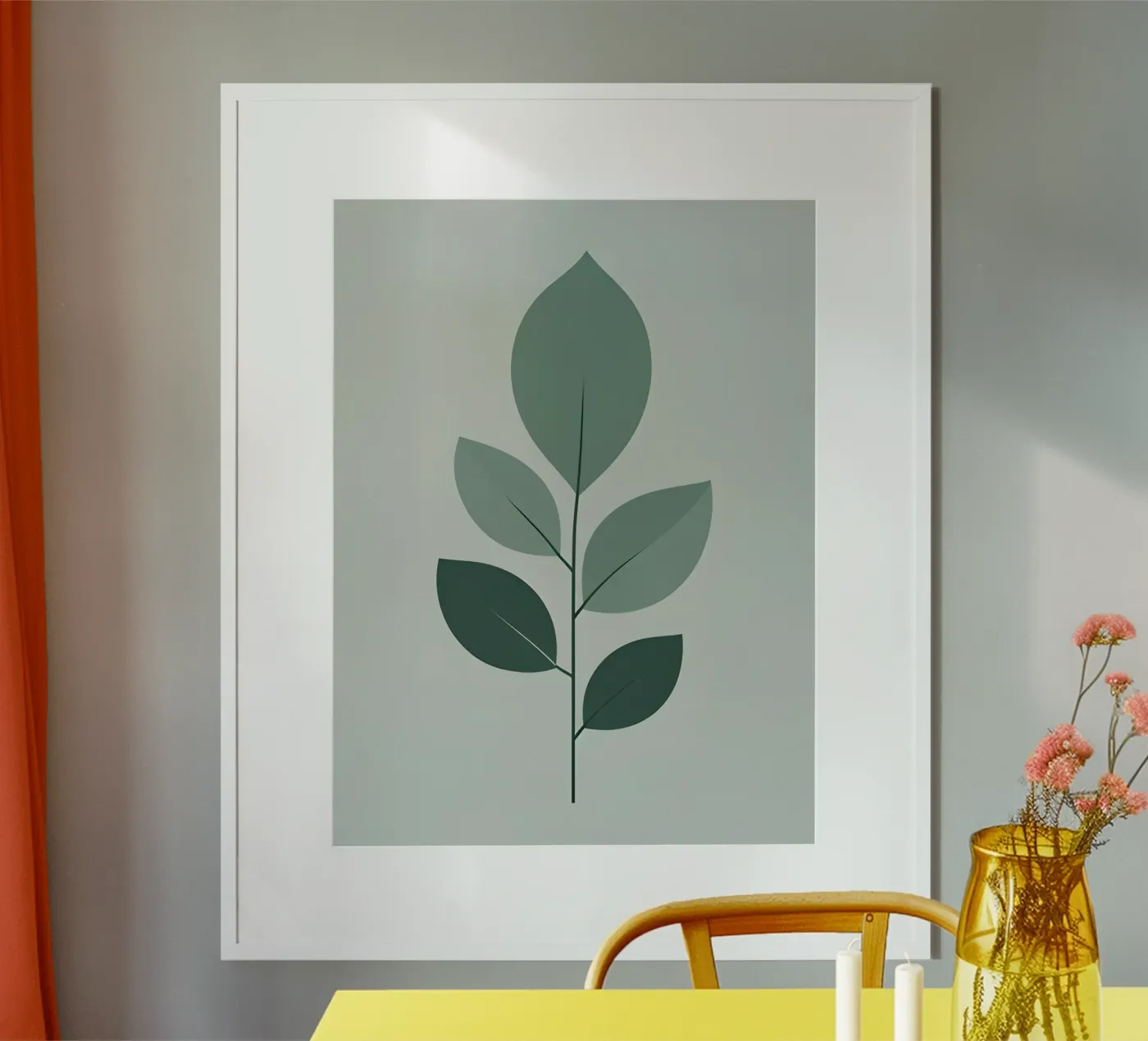 five leaf poster van botanical shop