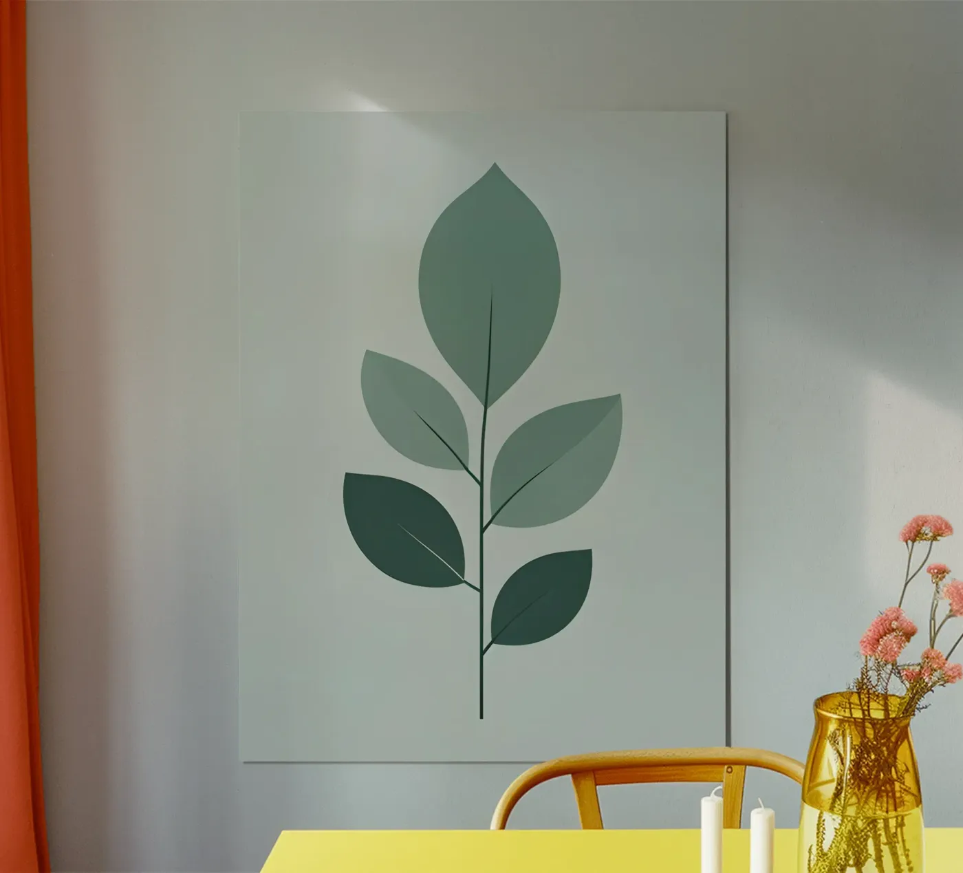 five leaf poster van botanical shop