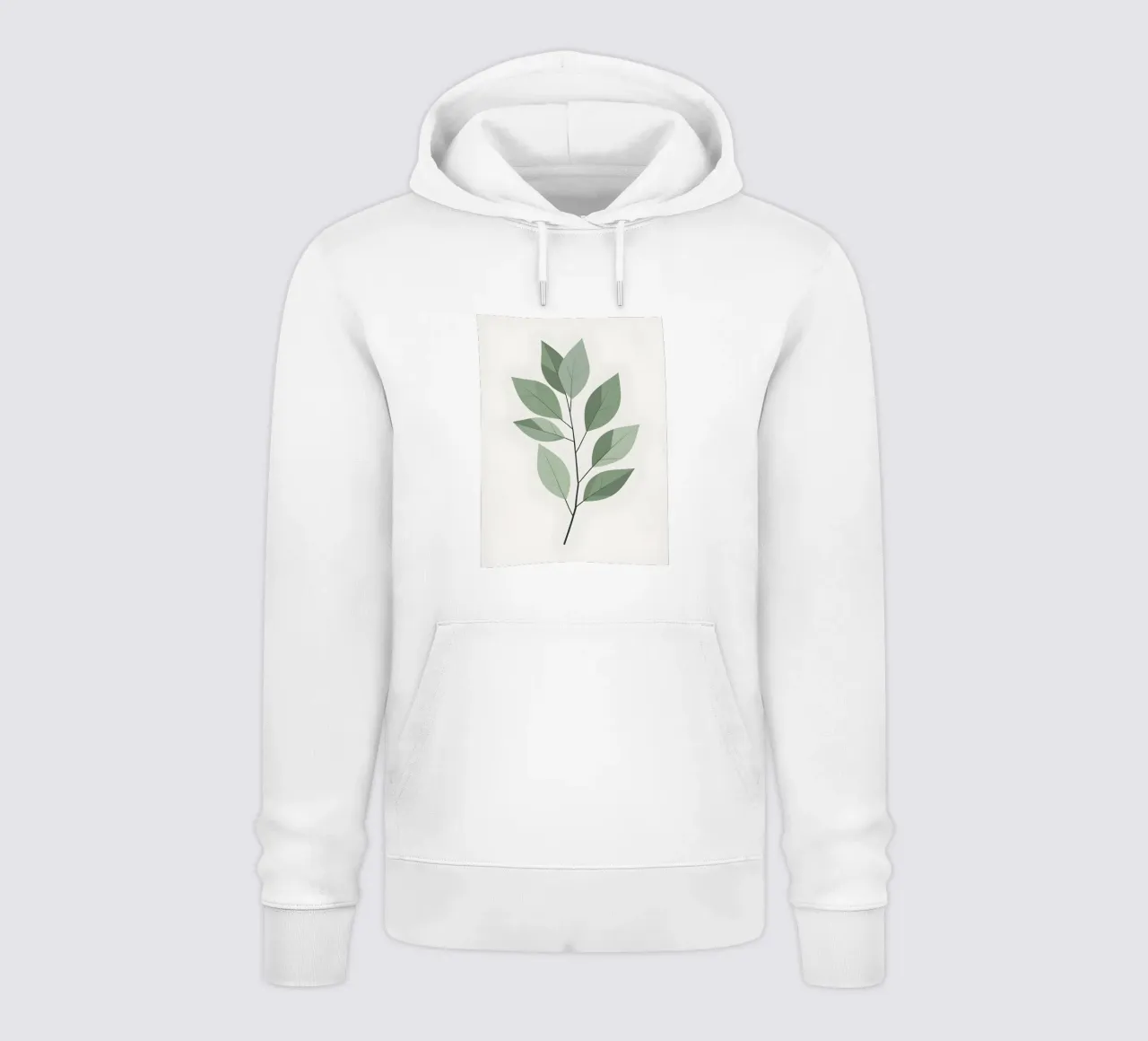 vector leaf hoodie by botanical shop