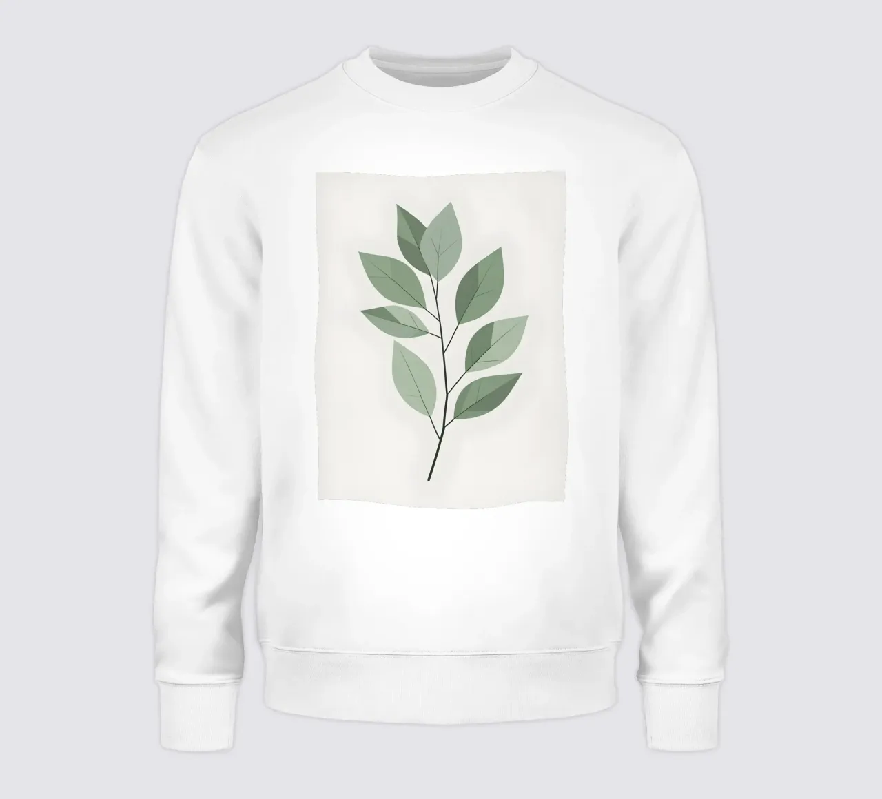 foglia vettoriale felpa da botanical shop