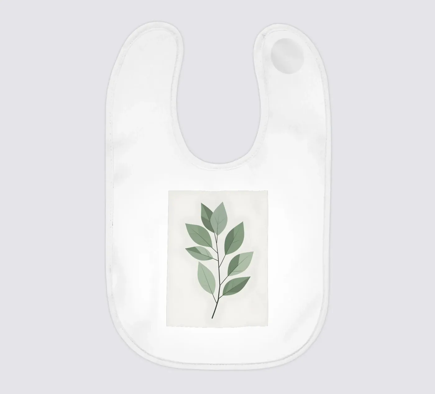 vector leaf baby slabbetje van botanical shop