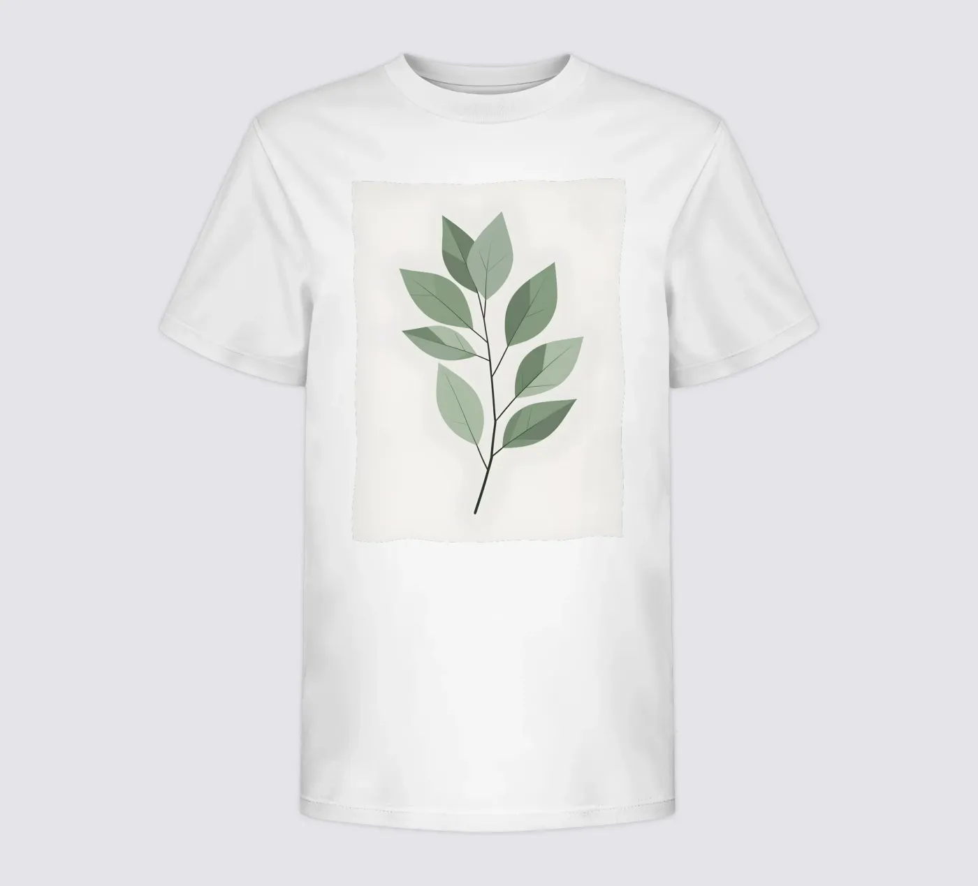 vector leaf kinder t-shirt van botanical shop