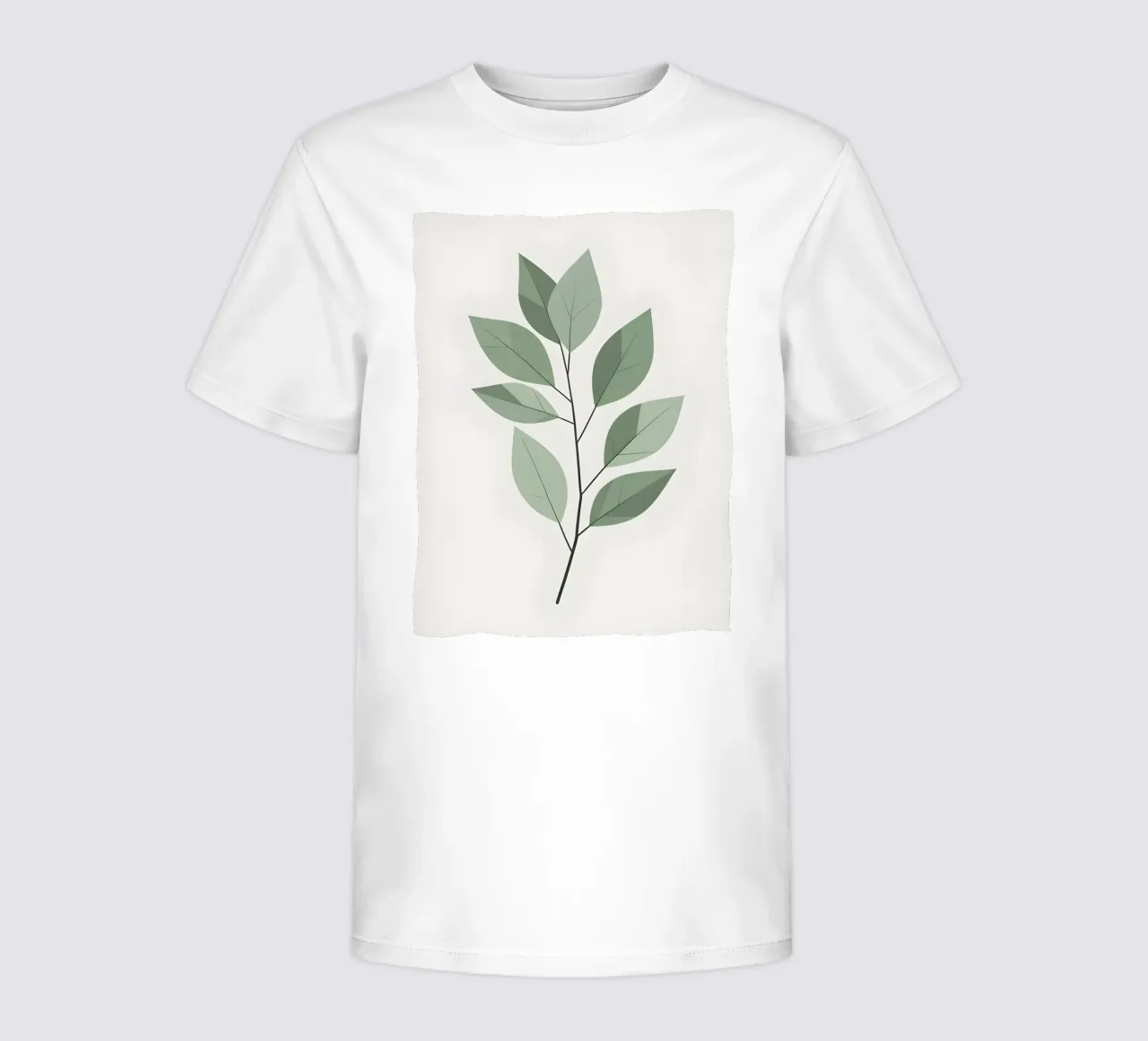 vector leaf kinder t-shirt van botanical shop