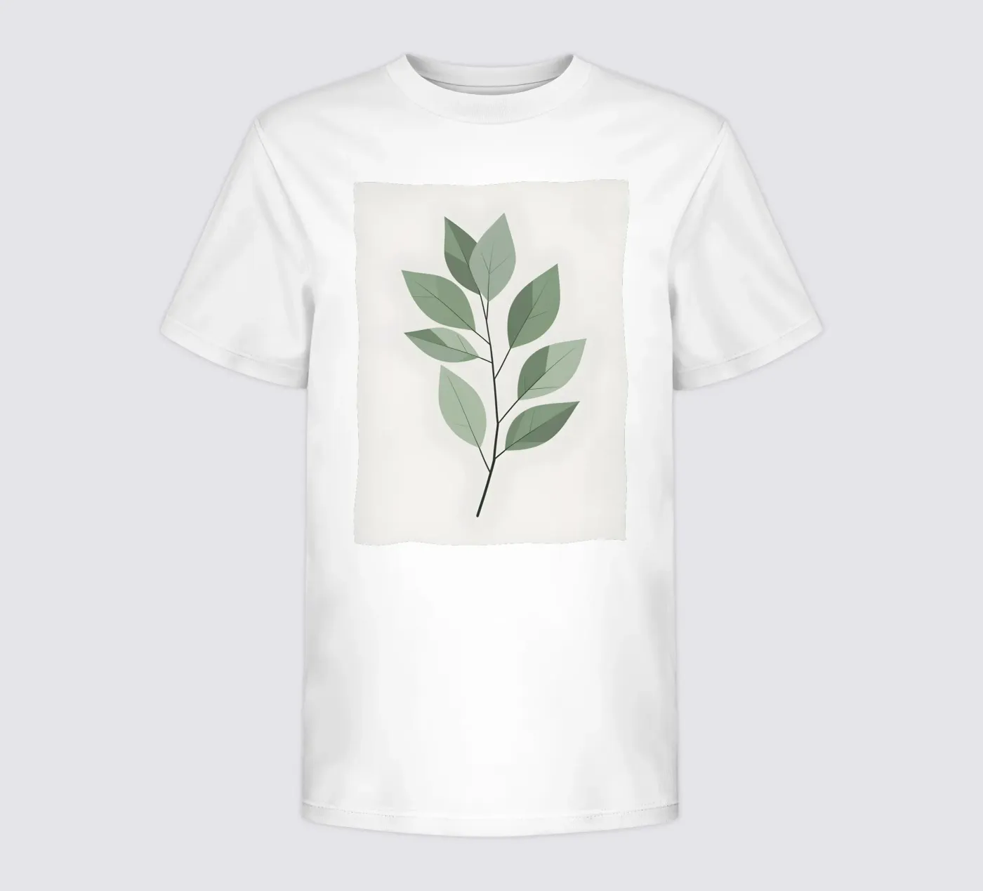vector leaf kinder t-shirt van botanical shop