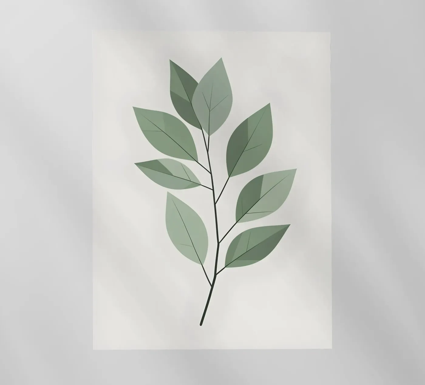 Vektorblatt Backlit Folie von botanical shop