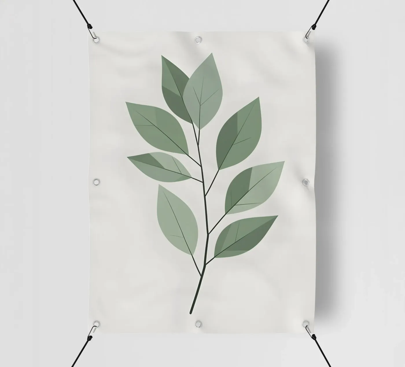 vector leaf pvc-zeil van botanical shop