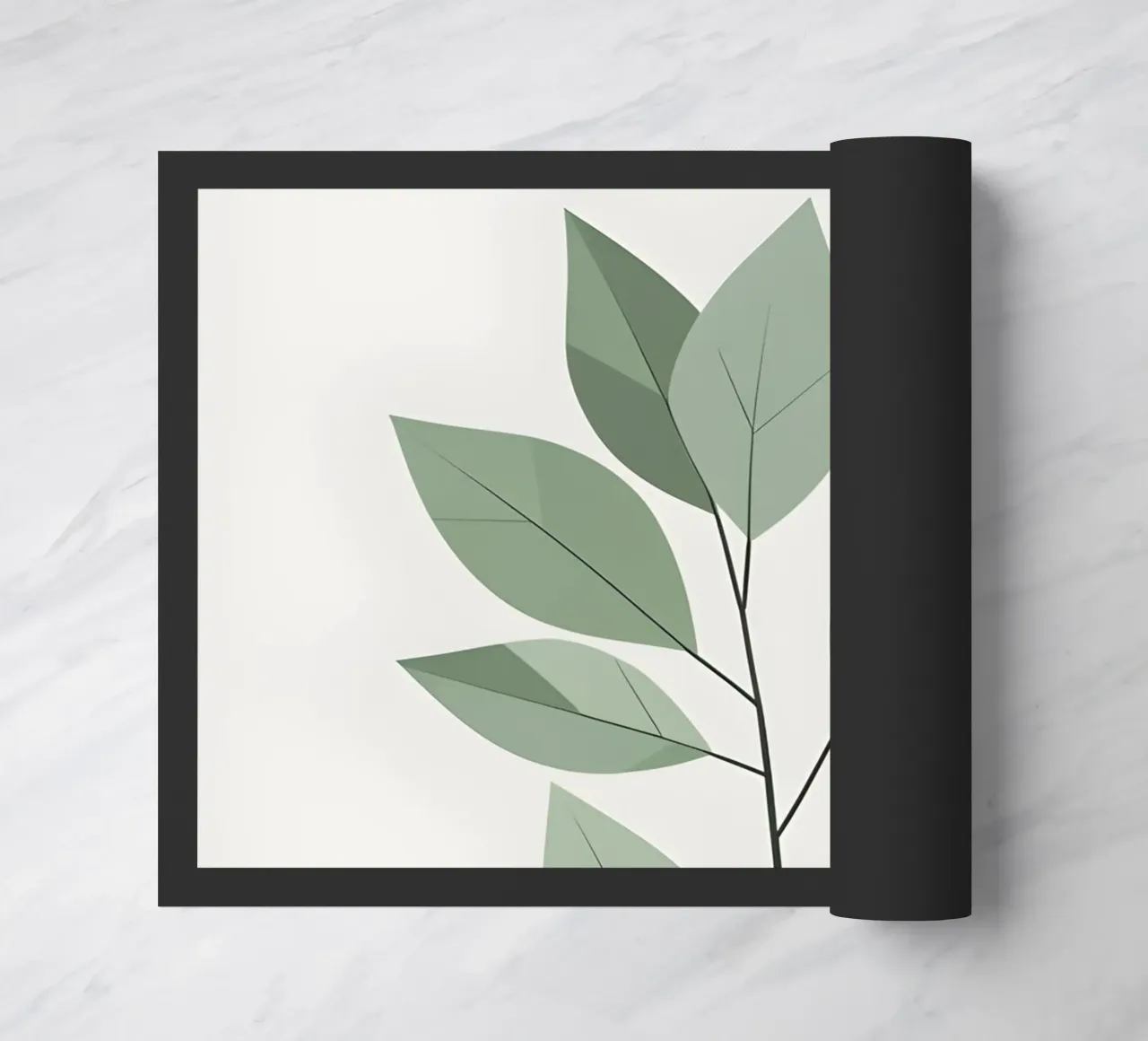 vector leaf doormat by botanical shop