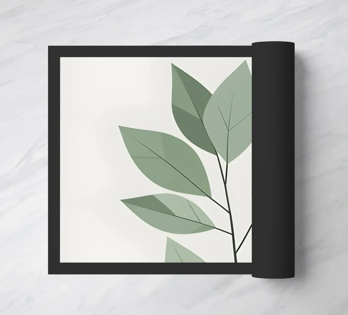 vector leaf doormat by botanical shop