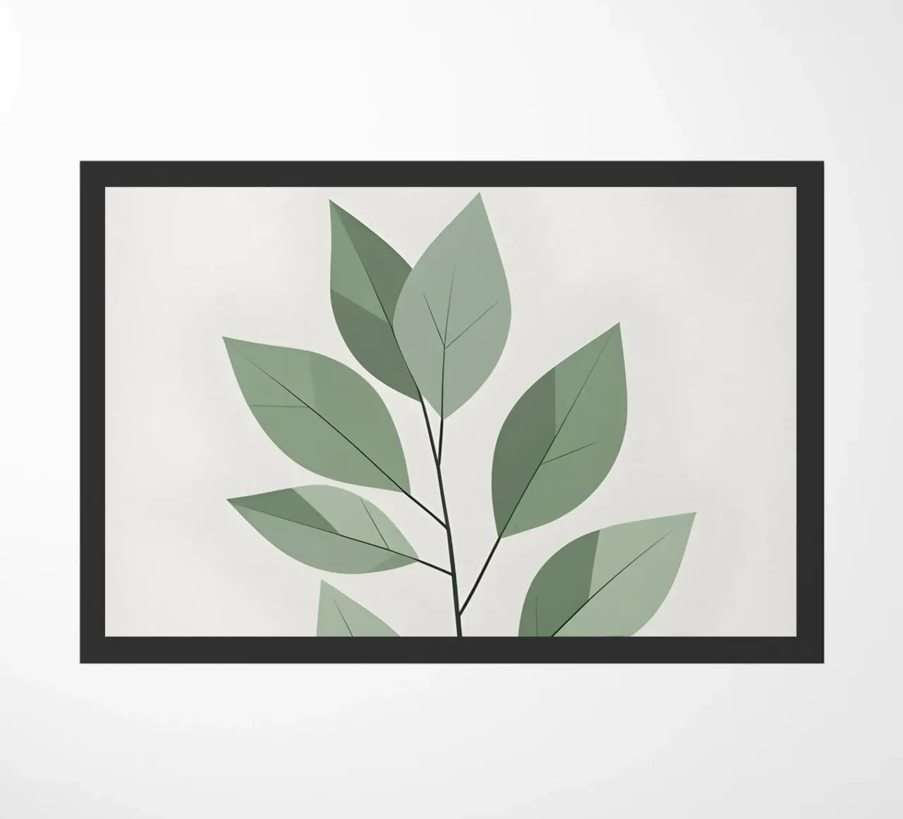 vector leaf doormat by botanical shop